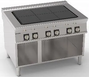 Плита 6 конфорочная 900 серии Tecnoinox Pcu12Fe9 316142 – купить по цене завода