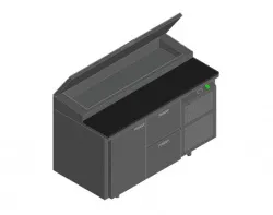 Купить стол для пиццы hicold pz1-12/gn (1/3h) – цена от завода, доставка до двери | RuOborudovanie.ru