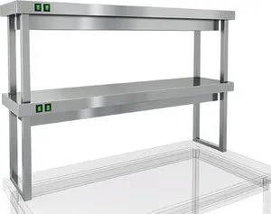Полка тепловая Hicold TP2-8/3 двухъярусная настольная (800х300х800мм) – купить в Краснодаре по цене завода