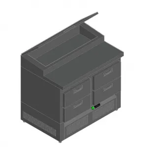 Стол для пиццы Hicold Pze1-22Gn (1/3) – купить по цене завода