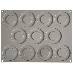 Форма силиконовая "Gourmand кольцо" D90Мм H3,5Мм, 15мл, 11 ячеек Gg001S – купить по цене завода