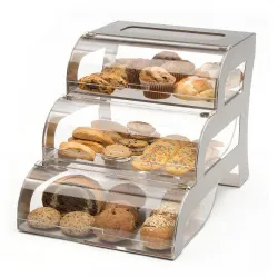 Купить этажерка bakery 3-х ярусная, для выпечки, 59,1х38,8см h39,4см, акрил/нерж.сталь bk010 в Краснодаре – цена завода, доставка до двери | RuOborudovanie.ru