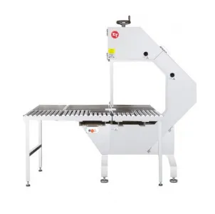Пила для резки мяса KT KT-750 с роликовым столом ленточная полотно 426х2см 3кВт – купить в Краснодаре по цене завода