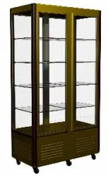 Витрина кондитерский Полюс D4 Vm 800-1 коричнево-золотой холодильный (R800C люкс Carboma) – купить в RuOborudovanie.ru с доставкой до двери Купить витрина кондитерский полюс d4 vm 800-1 коричнево-золотой холодильный (r800c люкс carboma) – цена от завода, доставка до двери | RuOborudovanie.ru