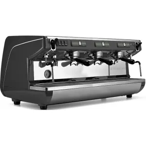 Кофемашина Appia Life 3gr S 220V black+high groups+econo 3 группы (выс) полуавтомат Nuova Simonelli – купить в Краснодаре по цене завода