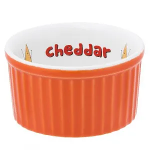 Рамекин 100МЛ D8См H4См Oxford, цвет оранжевый с декором "Cheddar" C12M-3B9P – купить в Краснодаре по цене завода