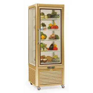 Витрина холодильная напольная, объемом 400 л, с 5 полками, с подсветкой Tecfrigo Prisma 400 TNV-PF – купить по цене завода