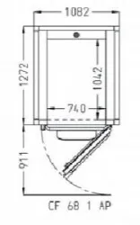 Купить камера расстоечная pavailler cf 68 1 ap 60x80 1дверь/2тележки в Краснодаре – цена завода, доставка до двери | RuOborudovanie.ru