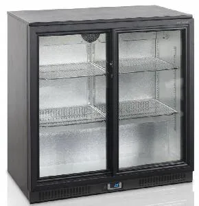 Шкаф холодильный со стеклом Tefcold Ba20S барный черный – купить в Краснодаре по цене завода