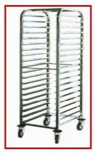 Тележка для шкафа пекарского Pavailler Cristal Fm 2 60X80 16УРОВНЕЙ – купить по цене завода