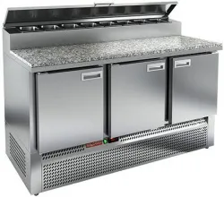 Купить стол холодильный для пиццы hicold pze2-111/gn (1/6) камень 3двери gn 1/1, витрина 8* – цена от завода, доставка до двери | RuOborudovanie.ru