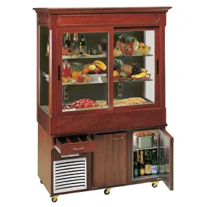 Витрина холодильная напольная, с 2 полками, с подсветкой Tecfrigo Buffet 4 Stock – купить в Краснодаре по цене завода