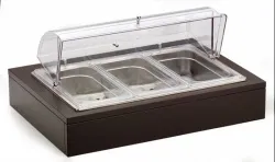 Купить мармит pintinox 51132840 венге настол.1*gn1/1 с крыш.roll-top (чафиндиш) с хладогентом, на дер.подст. в Краснодаре – цена завода, доставка до двери | RuOborudovanie.ru
