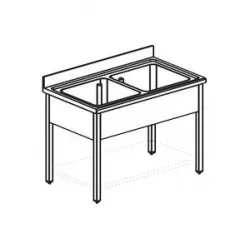 Ванна моечная Apach Chef Line L2S147-55Sh – купить в RuOborudovanie.ru с доставкой до двери Купить ванна моечная apach chef line l2s147-55sh – цена от завода, доставка до двери | RuOborudovanie.ru