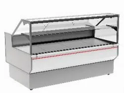 Купить витрина холодильная gc95 sm 1,5-1 (вхс-1,5 carboma gc95) 0011-9003 боковины серые, декор белый – цена от завода, доставка до двери | RuOborudovanie.ru