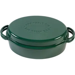 Духовка голландская зеленая овальная д/гриля Big Green Egg 117670 – купить в Краснодаре по цене завода