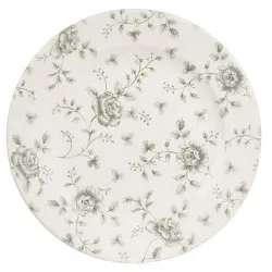 Купить тарелка мелкая 30,5см vintage prints, цвет grey rose chintz rcgvp111 – цена от завода, доставка до двери | RuOborudovanie.ru