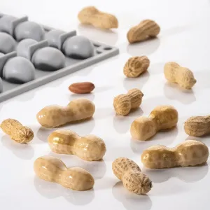 Форма силиконовая "Gourmand орех арахис" 47Х19ММ H16Мм, 7мл, 24 ячейки Gg014S – купить в Краснодаре по цене завода
