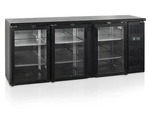 Шкаф барный Tefcold Cbc310G холодильный со стеклом – купить по цене завода