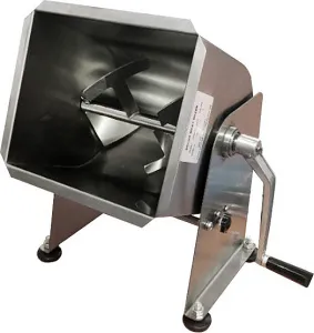 Фаршемешалка Kocateq FME20T ручная 20 л c откидным бункером, 1 осью и подкл. к приводу G12 – купить в Краснодаре по цене завода
