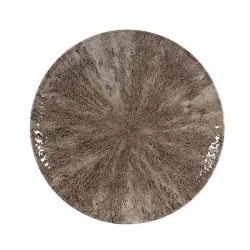 Тарелка мелкая 26СМ, без борта, цвет Stone Zircon Brown, Studio Prints Stzbev101 – купить в RuOborudovanie.ru с доставкой до двери Купить тарелка мелкая 26см, без борта, цвет stone zircon brown, studio prints stzbev101 – цена от завода, доставка до двери | RuOborudovanie.ru