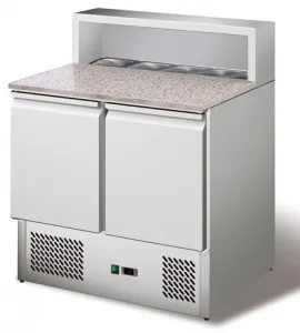 Стол для пиццы Koreco PS900 (+0/+10) гранит.столеш., 2дв, 2полки GN1/1 – купить в Краснодаре по цене завода