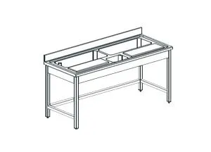 Стол разделочный для рыбы Apach Chef Line Ltpf177S2 – купить в Краснодаре по цене завода