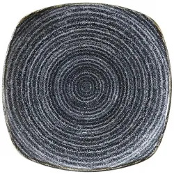Купить тарелка мелкая квадратная 25,2см, без борта, цвет charcoal black, studio prints spcbsp111 – цена от завода, доставка до двери | RuOborudovanie.ru