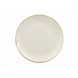 Купить тарелка мелкая 28,8см, без борта, stonecast, цвет barley white swhsev111 – цена от завода, доставка до двери | RuOborudovanie.ru