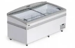 Купить бонета-ларь с гнутым стеклом снеж bonvini bfg 1850 торц серая отделка в Краснодаре – цена завода, доставка до двери | RuOborudovanie.ru