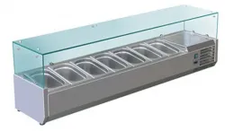 Купить витрина холодильная для ингредиентов 7хgn1/4 -150 мм koreco vrx1500330(335i) в Краснодаре – цена завода, доставка до двери | RuOborudovanie.ru