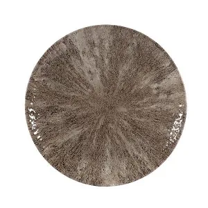 Тарелка мелкая 26СМ, без борта, цвет Stone Zircon Brown, Studio Prints Stzbev101 – купить по цене завода