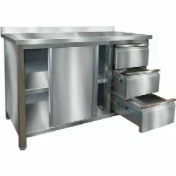 Купить стол пристенный iterma сб-271/1507я купе/ящики – цена от завода, доставка до двери | RuOborudovanie.ru