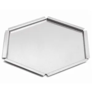 Поднос сервировочный Honeycomb Small D35,6См H3,8См, шестиугольный, нерж.сталь Sm119 – купить в Краснодаре по цене завода