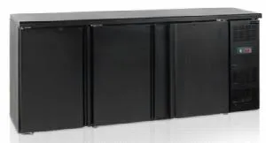 Шкаф холодильный с глухой дверью Tefcold Cbc310 барный черный – купить в Краснодаре по цене завода