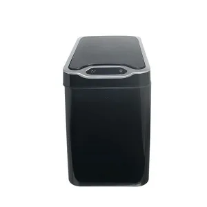 Ведро для мусора сенсорное, прямоугольное, FoodAtlas JAH-6611, 12 л (черный) – купить в Краснодаре по цене завода