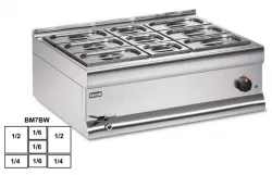 Купить мармит настольный 2*gn1/2 + 2*gn1/4 + 3*gn1/6 lincat bm7bwfl в Краснодаре – цена завода, доставка до двери | RuOborudovanie.ru
