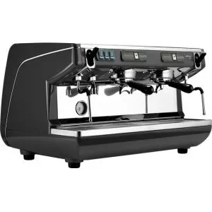 Кофемашина Appia Life 2gr S 220V black+high groups+econo 2 группы (выс)полуавтомат Nuova Simonelli – купить в Краснодаре по цене завода