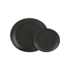 Купить тарелка овальная "bistro" 29,5х26см, керамика, rustico carbon c31305 – цена от завода, доставка до двери | RuOborudovanie.ru