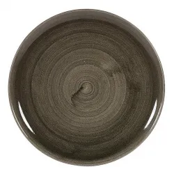Купить тарелка мелкая d32,4см, без борта, stonecast patina, цвет iron black paibev121 – цена от завода, доставка до двери | RuOborudovanie.ru