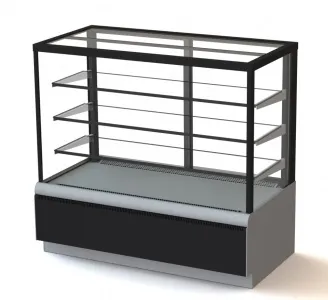 Витрина кондитерская Полюс KC70 VM 0,9-1 9006-9005 (ВХСв-0,9д Carboma Cube ТЕХНО) – купить в Краснодаре по цене завода