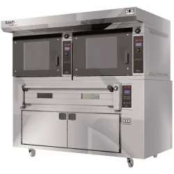 Печь конвекционная Apach 2K5P60P DP+E4L18PA Dpbi-T без козырька с подом с расстойкой – купить в Краснодаре с доставкой Купить печь конвекционная apach 2k5p60p dp+e4l18pa dpbi-t без козырька с подом с расстойкой в Краснодаре – цена завода, доставка до двери | RuOborudovanie.ru