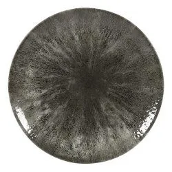Купить тарелка мелкая 26см, без борта, цвет stone quartz black, studio prints stqbev101 – цена от завода, доставка до двери | RuOborudovanie.ru