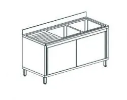 Купить ванна моечная apach chef line l2s147-45lwsd – цена от завода, доставка до двери | RuOborudovanie.ru