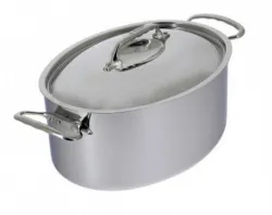 Купить кастрюля овальная 6,5л 30х22см h13см, с крышкой, серия affinity, s/s 3726.30 в Краснодаре – цена завода, доставка до двери | RuOborudovanie.ru