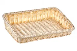Купить корзинка пластиковая со скошенным бортом 380х260 мм бежевая [beige 5450] в Краснодаре – цена завода, доставка до двери | RuOborudovanie.ru