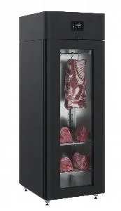 Шкаф для созревания мяса Polair Cs107 Meat исполн.2 Black со стеклом – купить в Краснодаре по цене завода