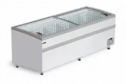 Купить бонета-ларь с гнутым стеклом снеж bonvini bfg 2100 серая отделка в Краснодаре – цена завода, доставка до двери | RuOborudovanie.ru