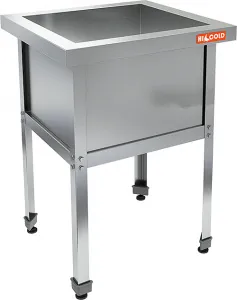 Ванна моечная HiCold Н1ВМ-7/7 Ц 1 секц. (580х580х350) сварная оцин.угол – купить в Краснодаре по цене завода