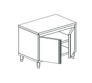 Стол производственный Apach Lwc79Sh2Hd закрытый – купить по цене завода